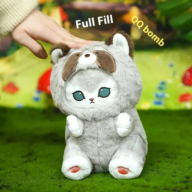 Kawaii porte-clés pendentif dessin animé Mofusand requin chat travestissement poupée sac à dos décor