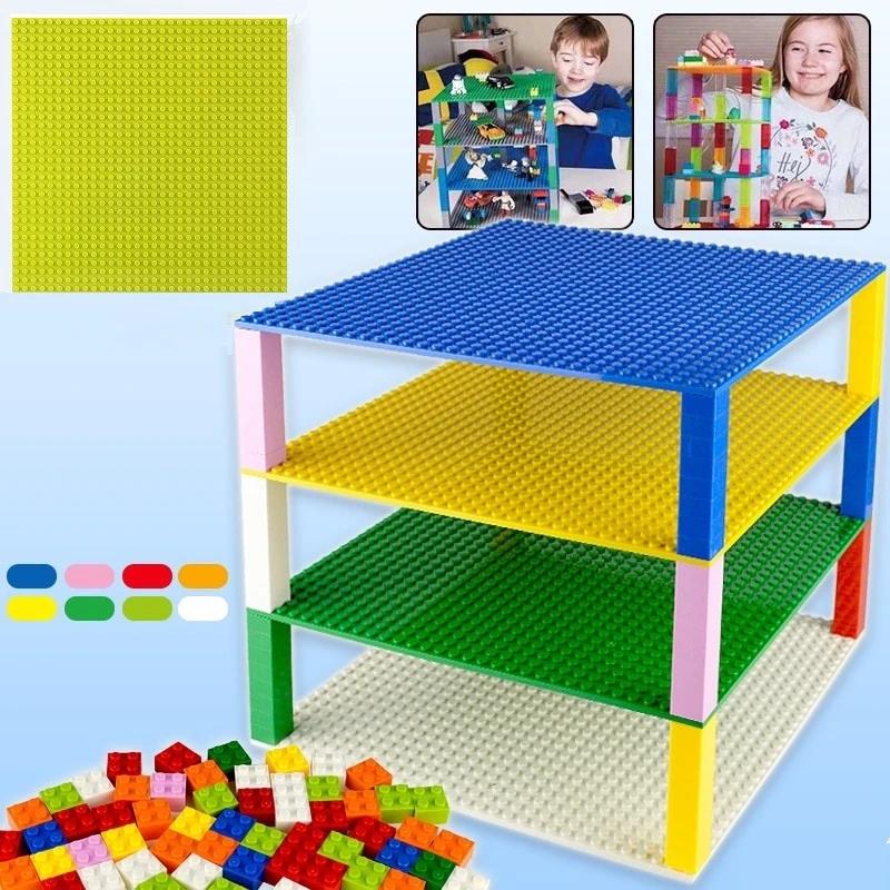 Plaque de Base 32x32 points, blocs de construction de Base Double face, briques classiques, jouets p