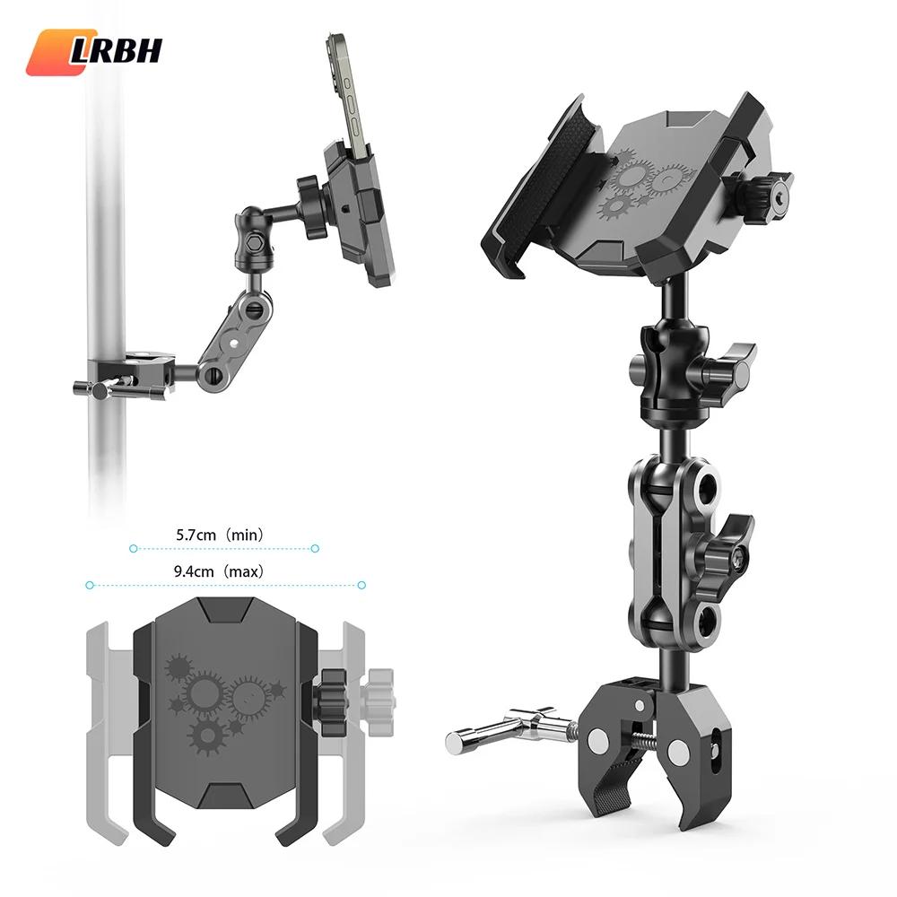 Support de téléphone avec Super pince pour tapis roulant/vélo à ardillon/poussette/chaîne roulant/ch