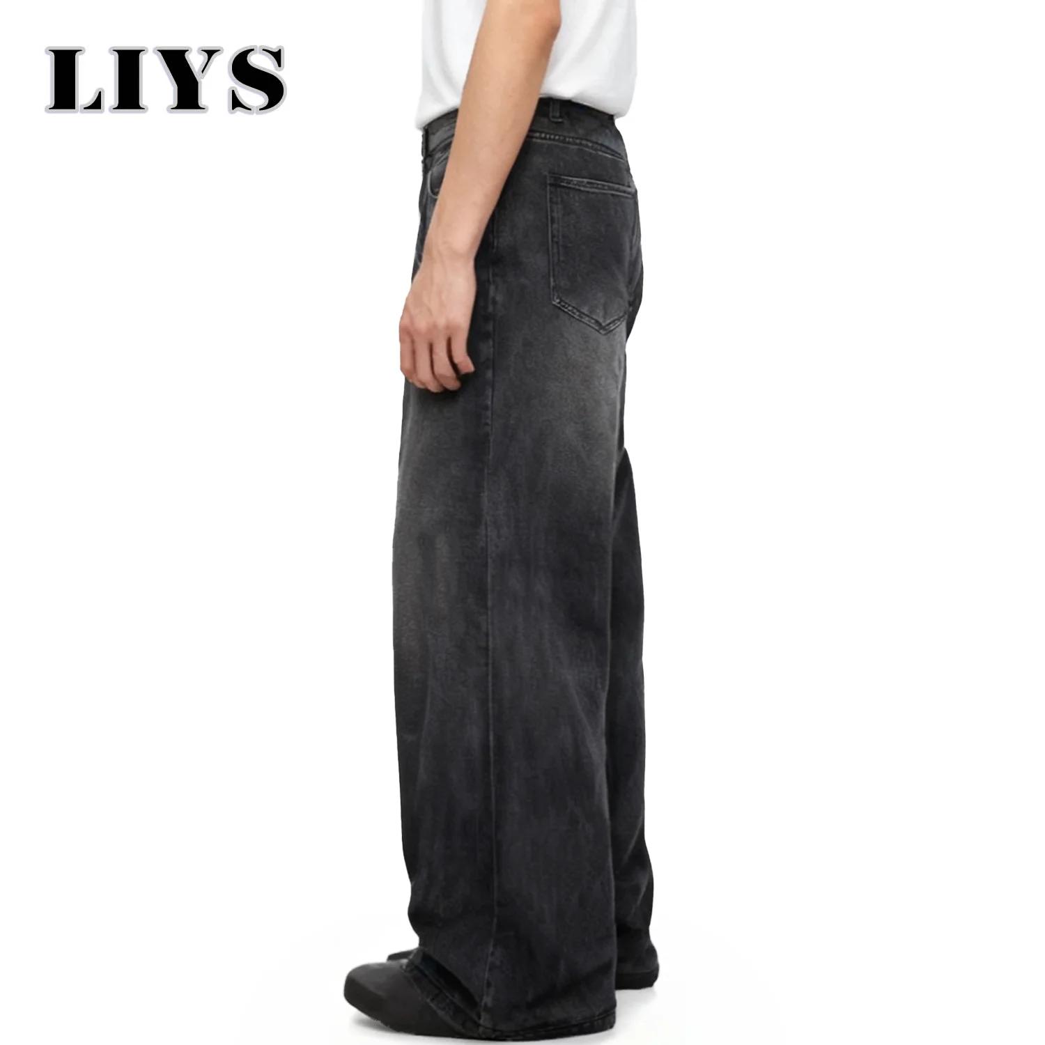 Jean quatre saisons pour hommes Version coréenne étudiant pantalon décontracté américain rétro gris 
