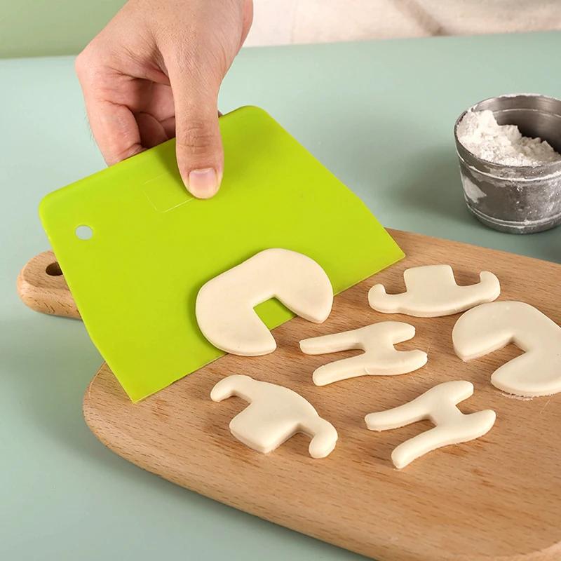 Outil de cuisson, grattoir en plastique, bricolage, spatule à crème pour pâtisserie, couteau de coup