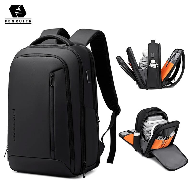 Sac à dos FENRUIEN, sac pour ordinateur portable 16 pouces pour hommes, grande capacité, épaisseur e