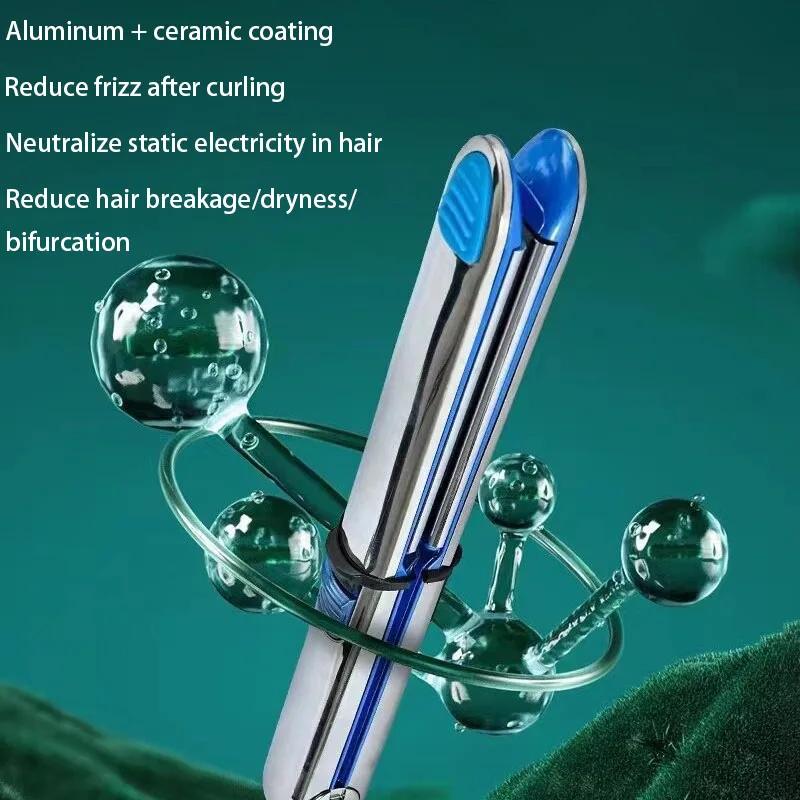 750 ℉   Fer à lisser professionnel en acier inoxydable, fer plat pour tous les Types de cheveux et f