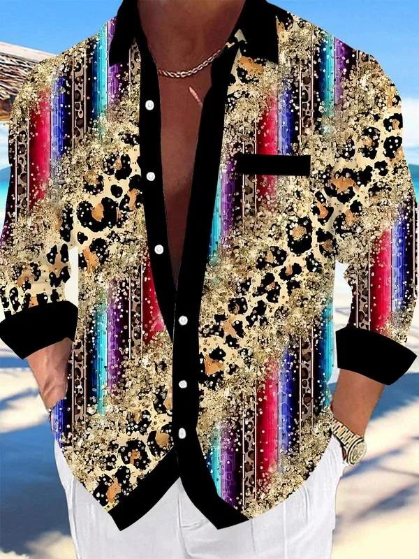 Chemise à manches longues pour hommes et femmes, couleur régulière, motif 3D, mode décontractée, rev