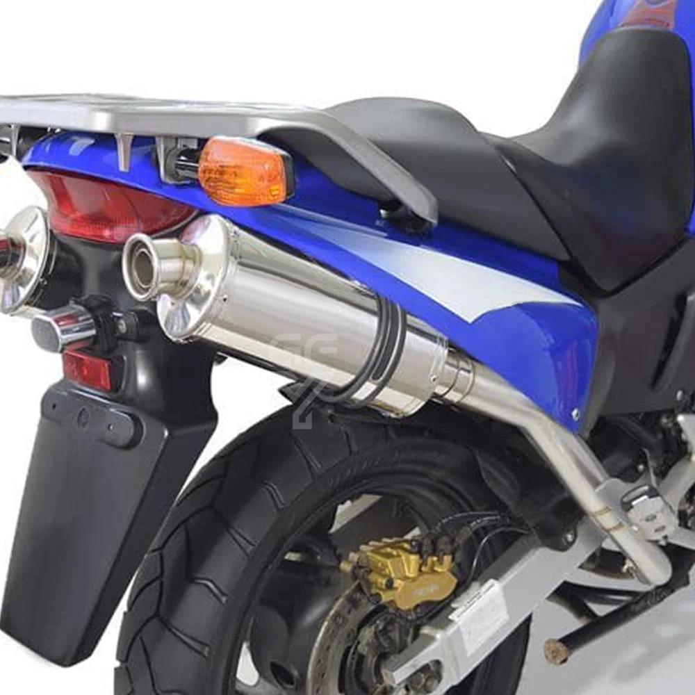 Pour Honda Varadero 1000 1999 à 2014 XL 1000 V XL1000V XL1000 évasion sans lacet moto silencieux d'é
