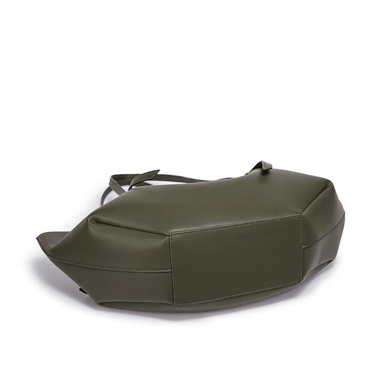 Sac fourre-tout pour femme de grande capacité, sac à main à bandoulière plissé doux avec un petit sa