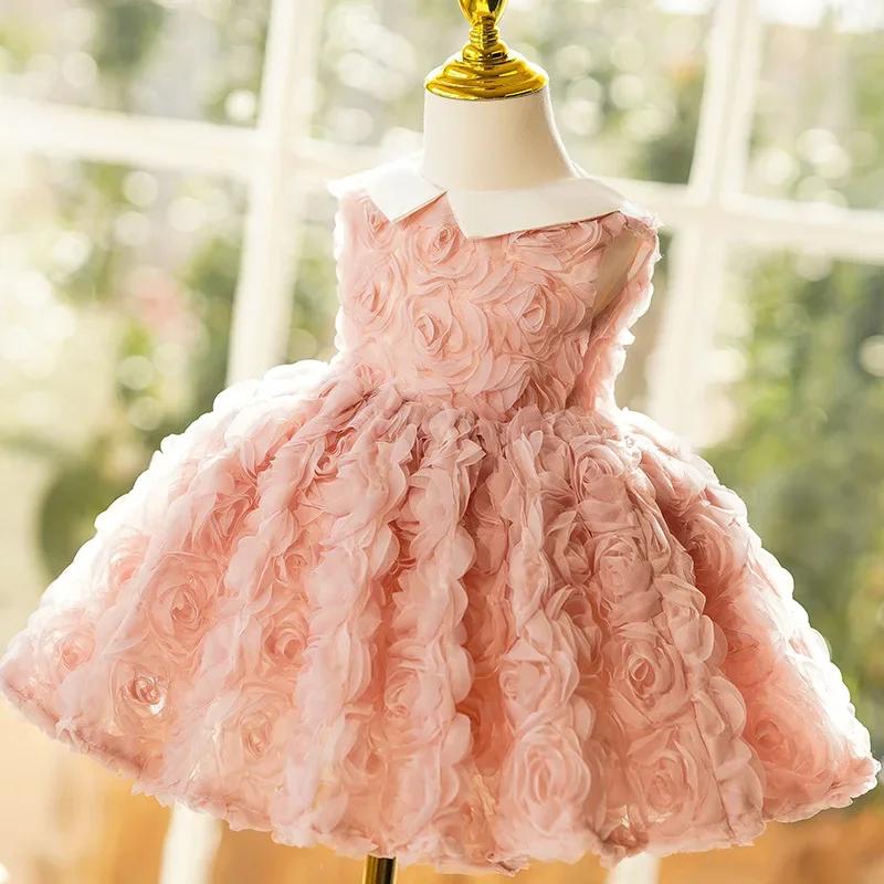 Robe de Soirée Anniversaire ICJAEHAO 2026 pour Enfants, Vêtements pour Filles, Robe de Demoiselle d'