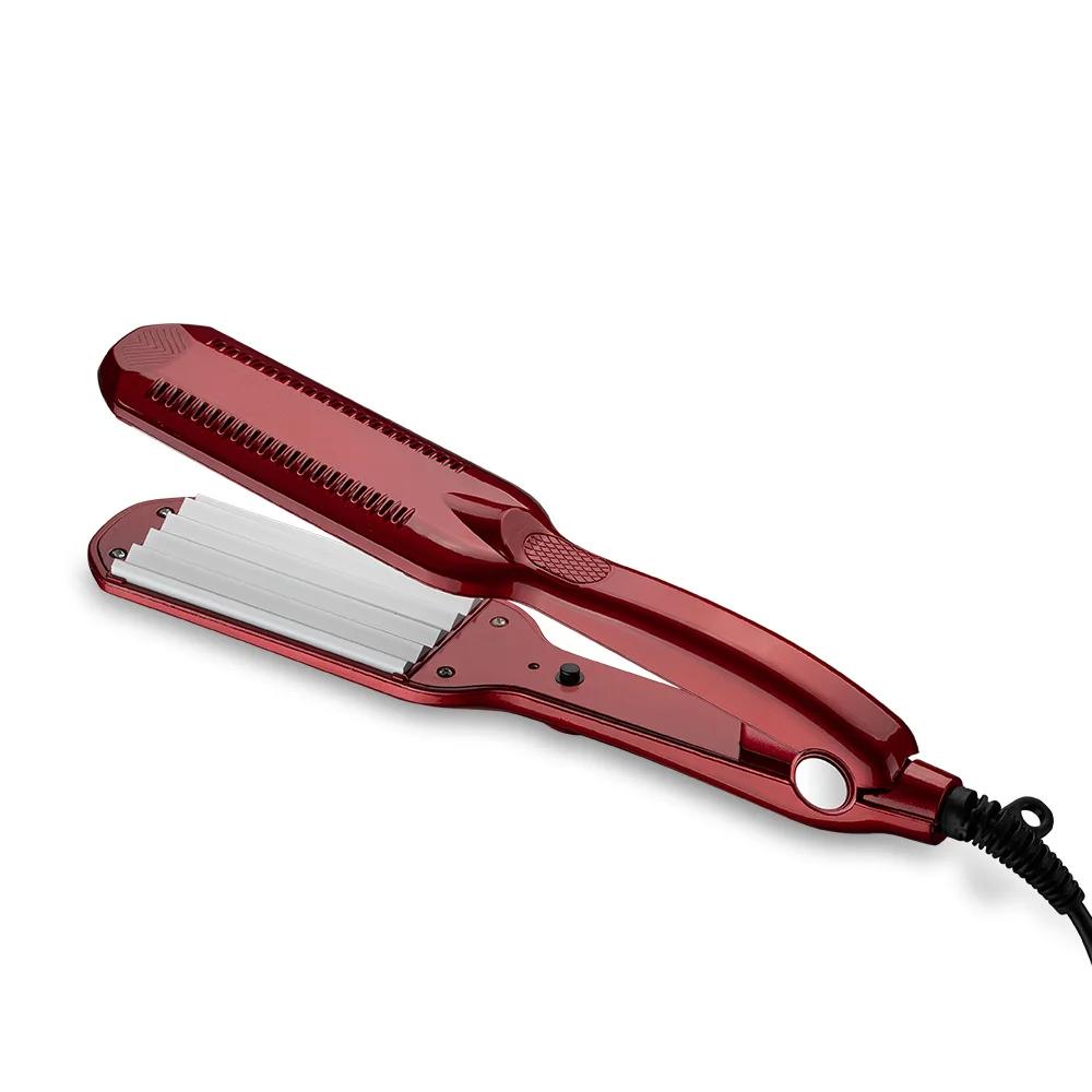Fers à friser électroniques, fers à friser, fer à friser ondulé en titane, outils en fer à vagues
