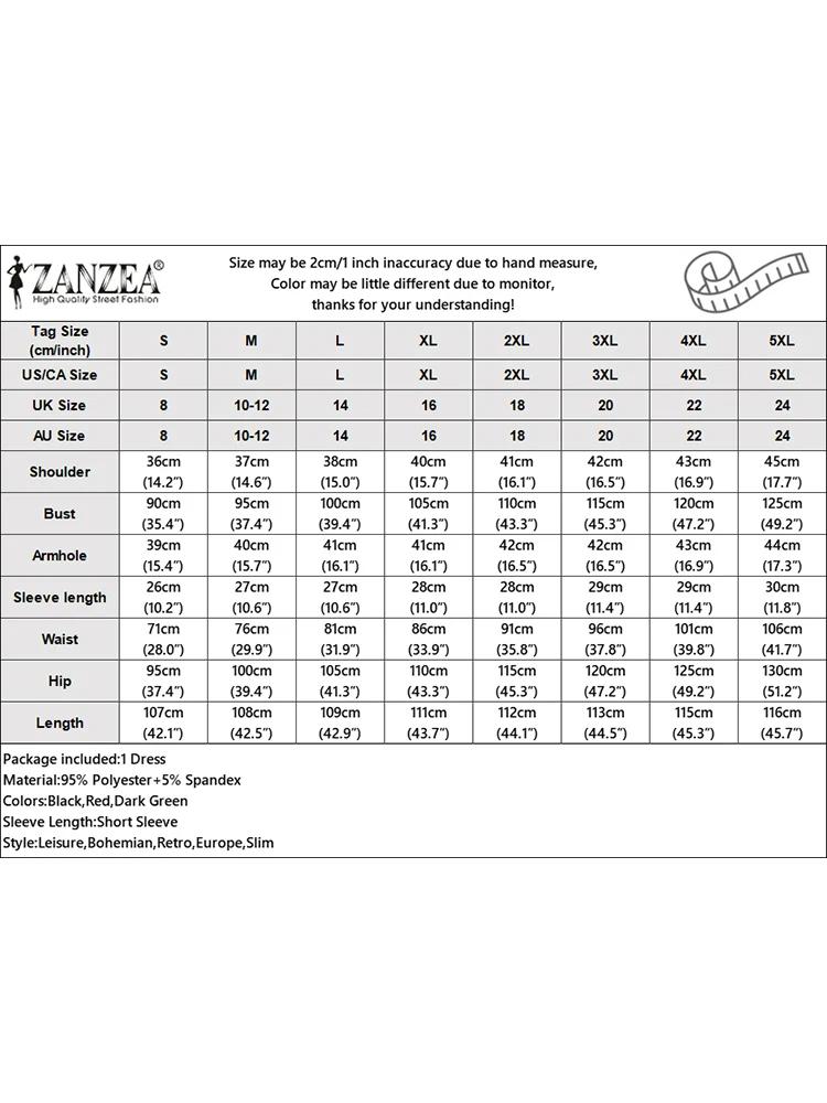 ZANZEA – Robe sirène élégante pour femmes, mode, manches courtes, col rond, ourlet à volants, ajusté