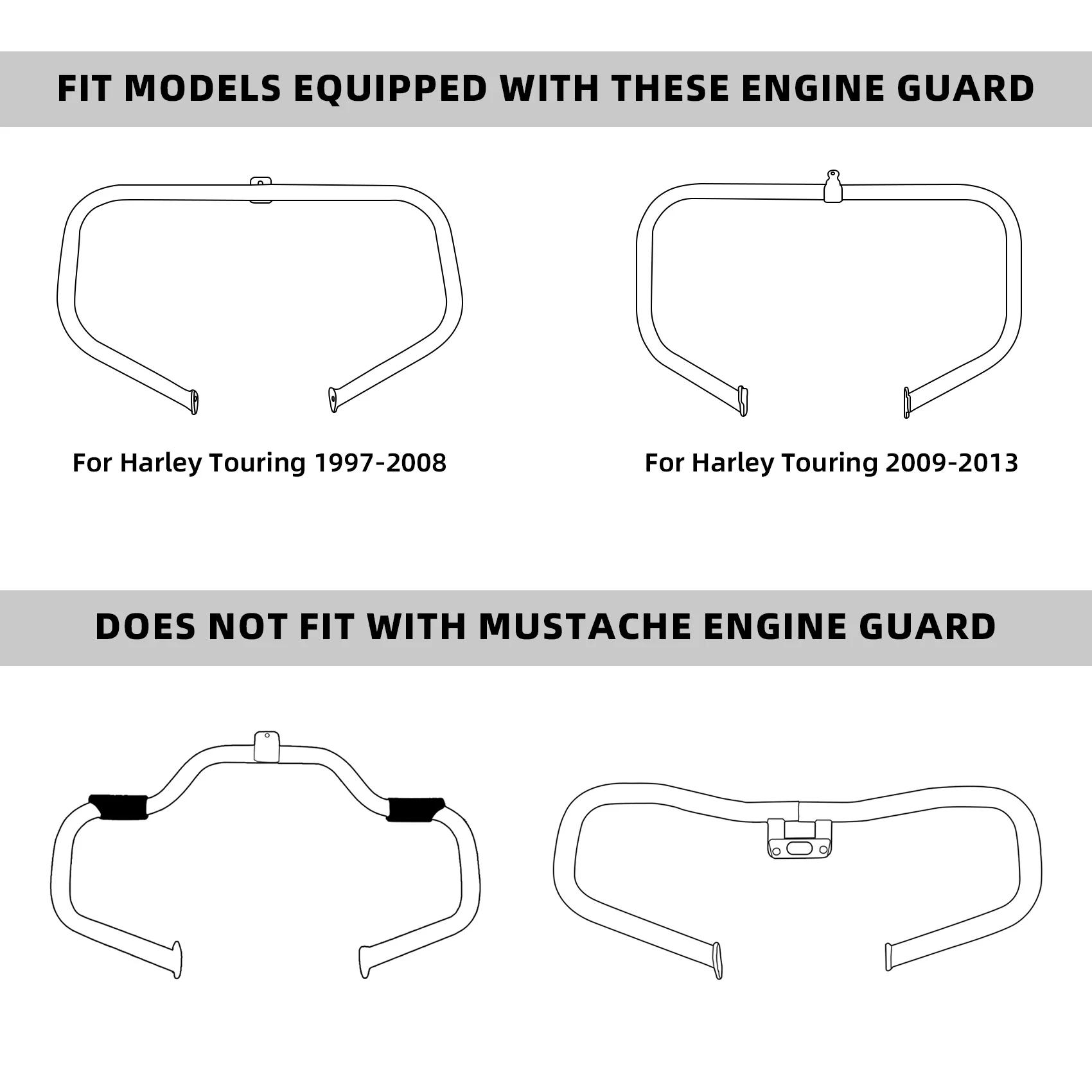 Carénages de jambes ventilés inférieurs pour Harley, Touring Road, King Street Electra Foetal de Ult