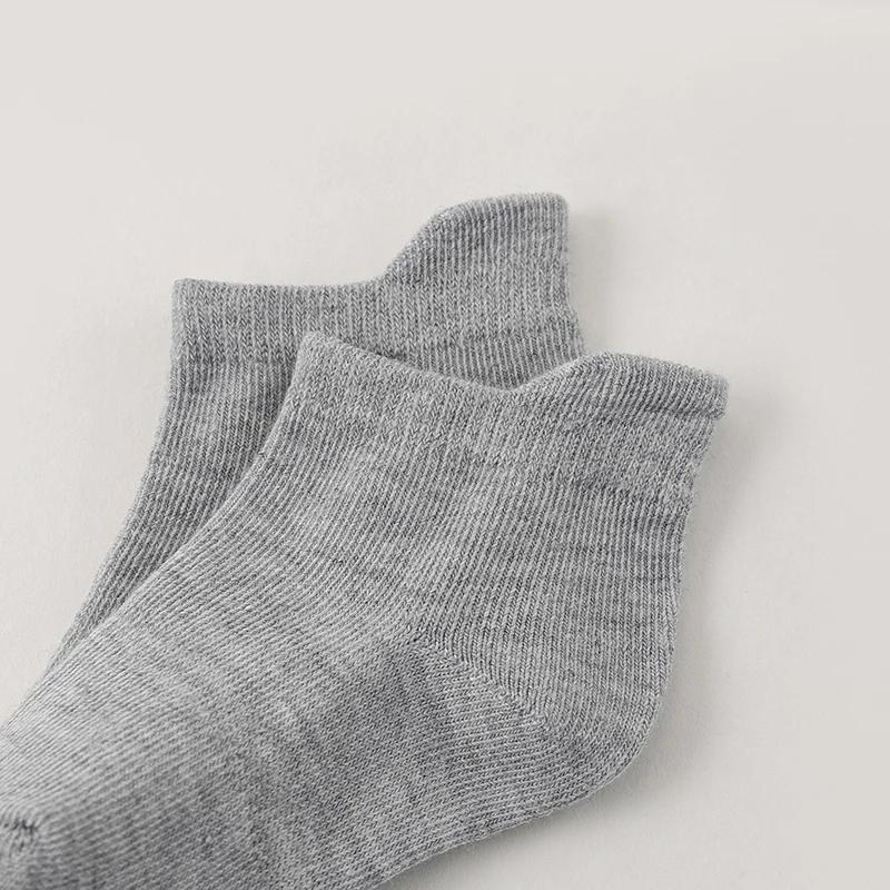6 paires de chaussettes pour enfants, chaussettes blanches pour bébés garçons et filles