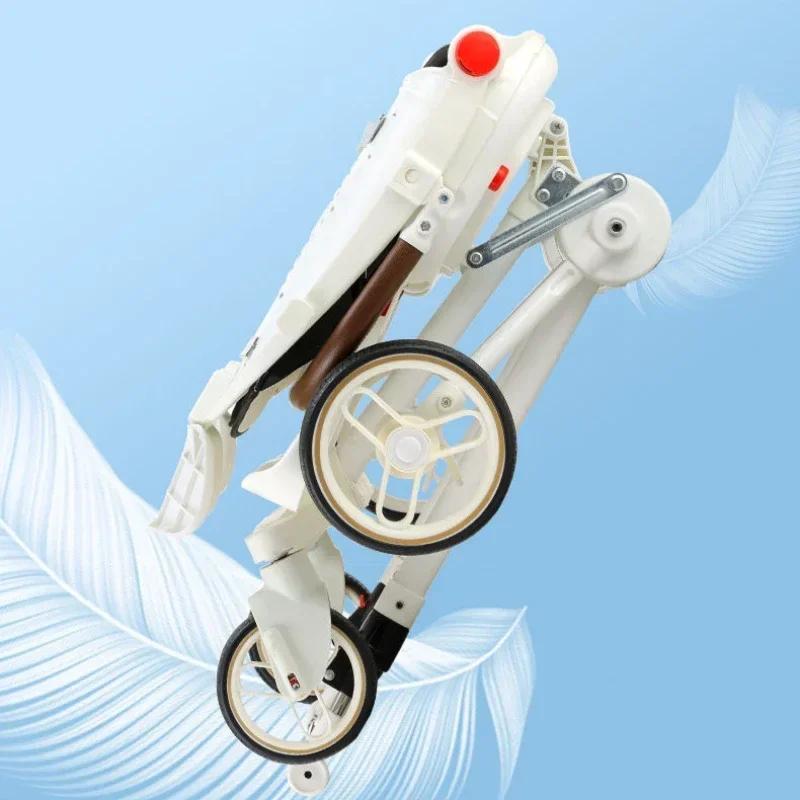 Poussettes jumelles pour deux enfants, deux poussettes pliantes légères, poussette multifonctionnell