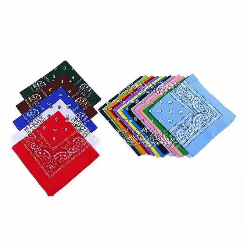 Nouvelle mode Hip Hop Bandana carré écharpe noir rouge bandeau imprimé pour garçons/filles cheveux a