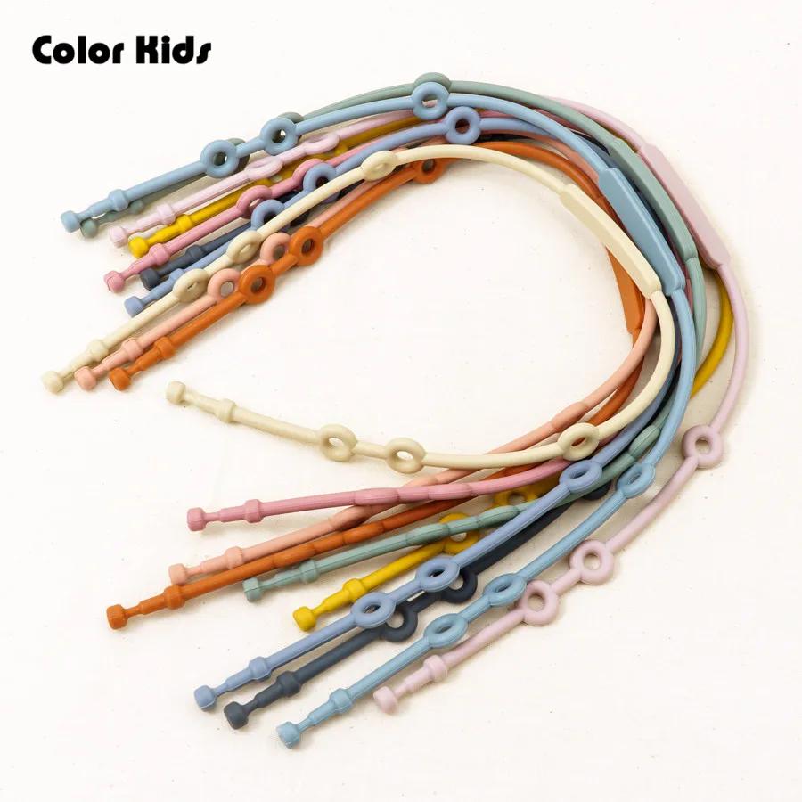Clips de sucette en Silicone souple pour bébé, chaîne de dentition, jouet pour bébé, porte-mamelon r