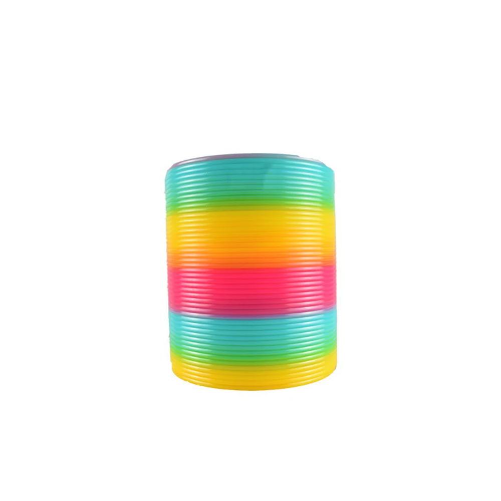 Jouets à rebond magique de couleur, jeux de société pour enfants, anneau magique Anti-stress, arc-en