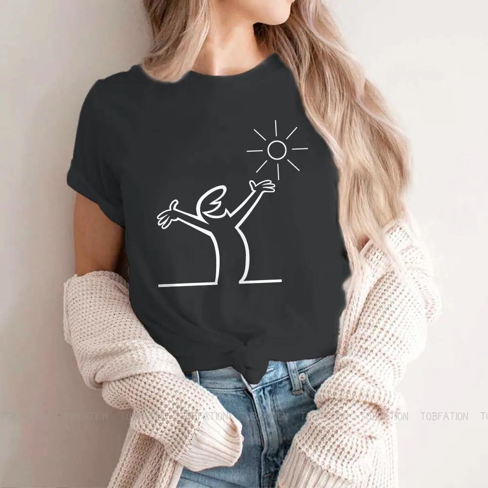 La Linea – t-shirt pour filles, estival et surdimensionné, Kawaii, 5XL
