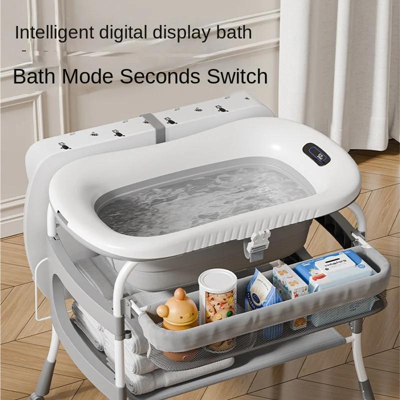 Table d'allaitement 2 en 1 pour bébé, Station de soins des couches pour bébé, fonction multifonction