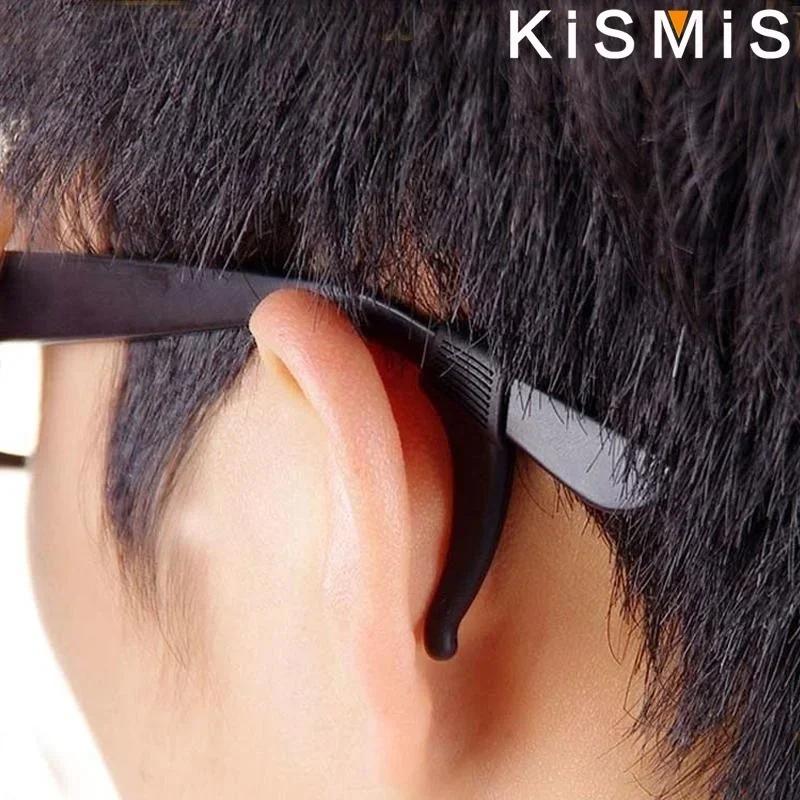 5 paires de crochets d'oreille pour lunettes en Silicone, support antidérapant pour pointes de branc