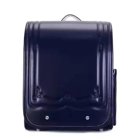 École Randoseru sac à dos pour filles sac d'école japonais pour garçons japon PU cuir école Bookbag 