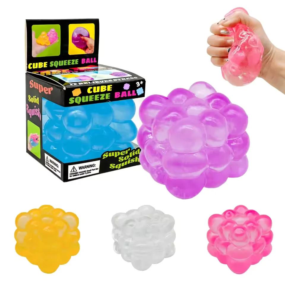 1Pc nouveau bonbons tridimensionnels pétrissage musique adulte soulagement du Stress presser jouets 