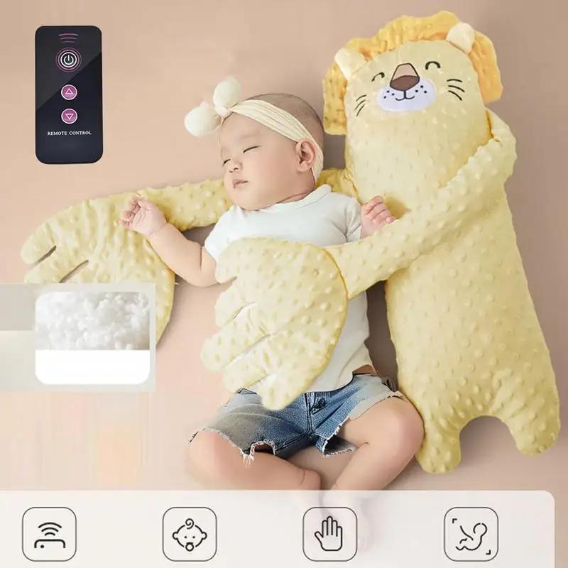 Jouet électrique de sommeil pour bébé, télécommande, poupées apaisantes en peluche en forme d'ours d