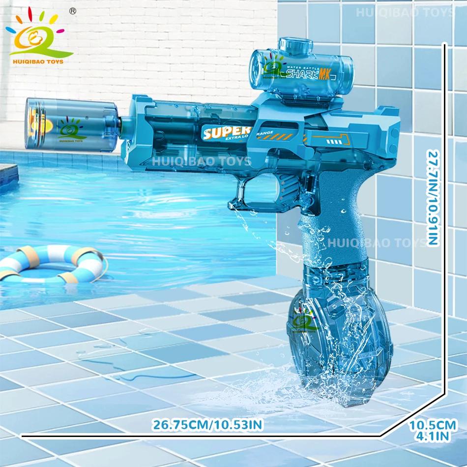 HUIQIBAO pistolet à eau à impulsion électrique capteur de flamme simulé lumière entièrement automati
