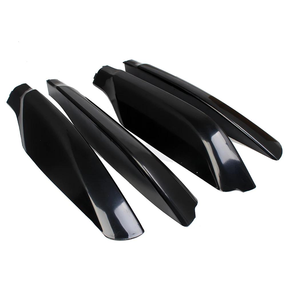 4 pièces/ensemble galerie de toit Rail fin couverture coque remplacer pour Toyota Land Cruiser Prado