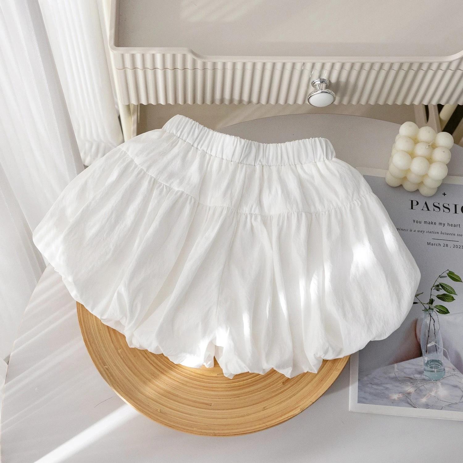 Bear Leader – vêtements d'été pour filles, couleur unie, short décoratif avec nœud, Version coréenne