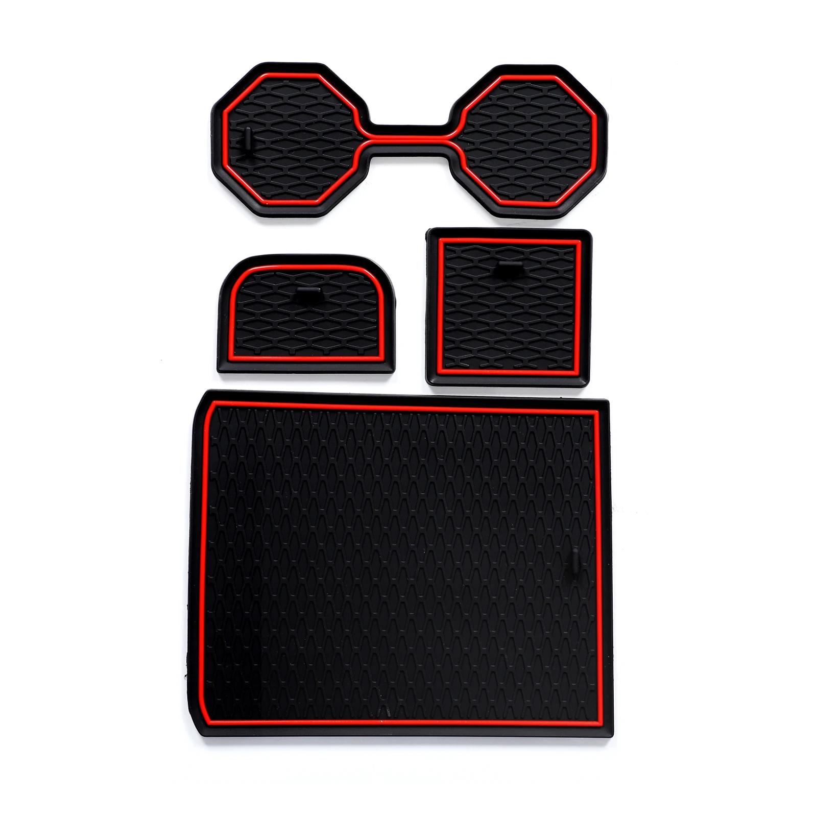 12 pièces pour VW Volkswagen POLO MK6 AW 2018 - 2025 Tapis antidérapants pour fentes de porte et por