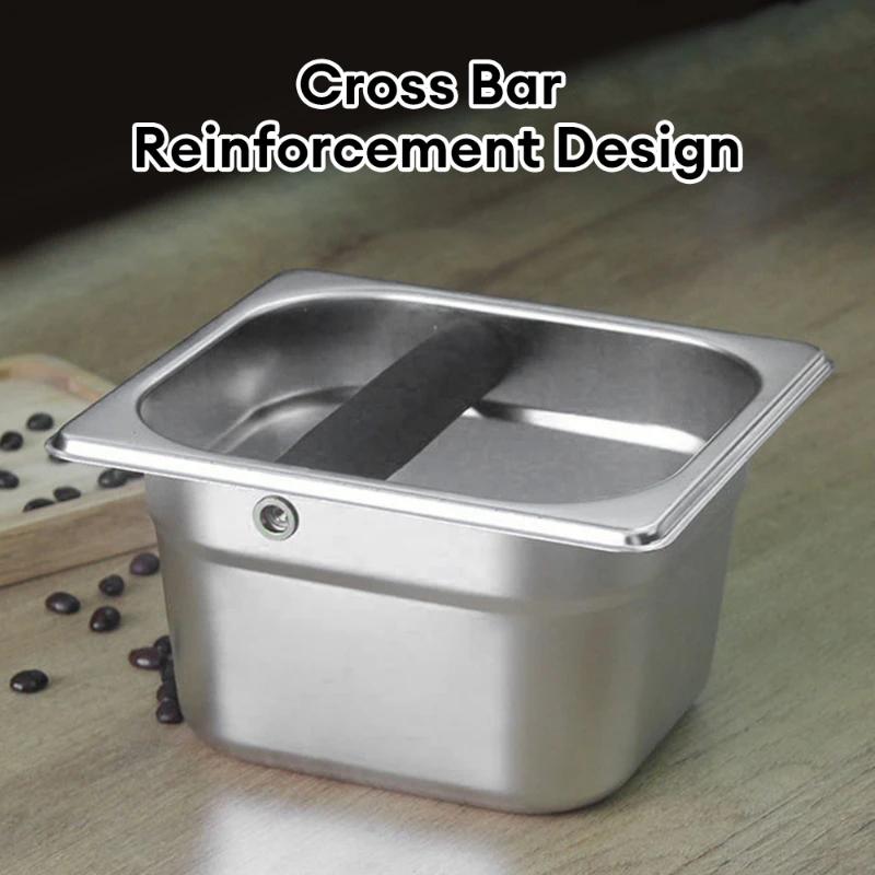 Knock Box-Poubelle à benne pour moudre le café Barista, poubelle à expresso anti-brûlure, mouture de
