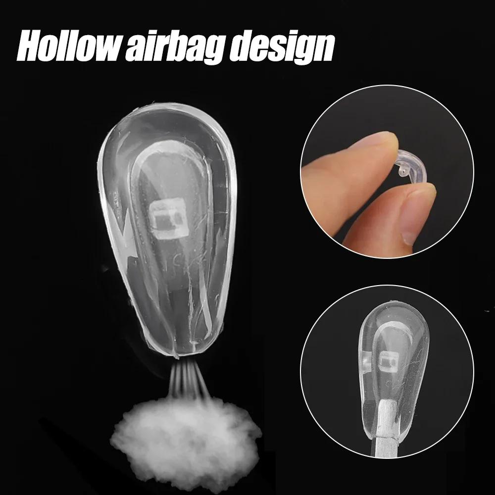 Airbag en silicone pour lunettes, coussin d'air souple, boulons coordonnants, vis, tournevis, access