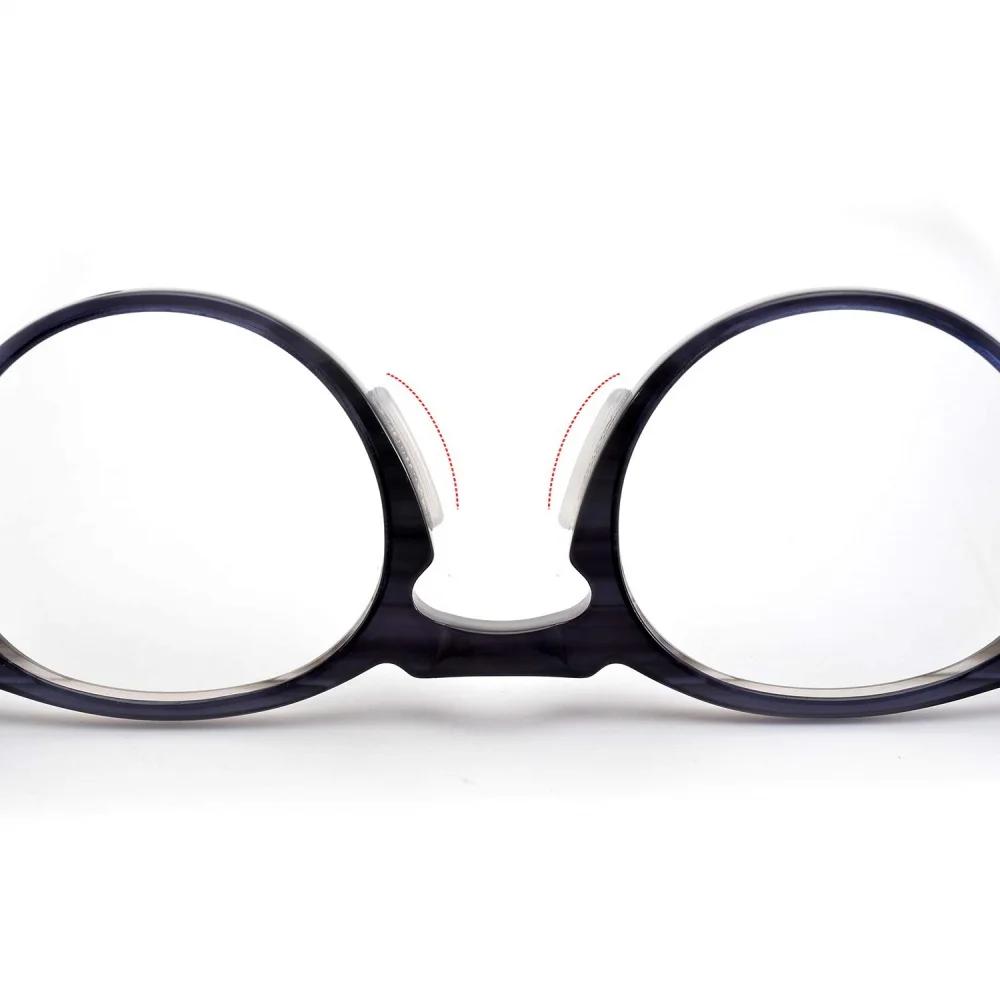 Plaquettes nasales antidérapantes en Silicone, 10/20 pièces, Support de nez pour lunettes légères, a