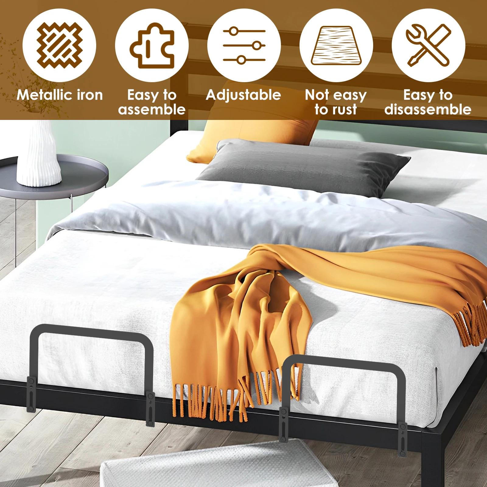 Bouchons coulissants pour matelas, 2/4 pièces, pince antidérapante en métal, support de barre de ret