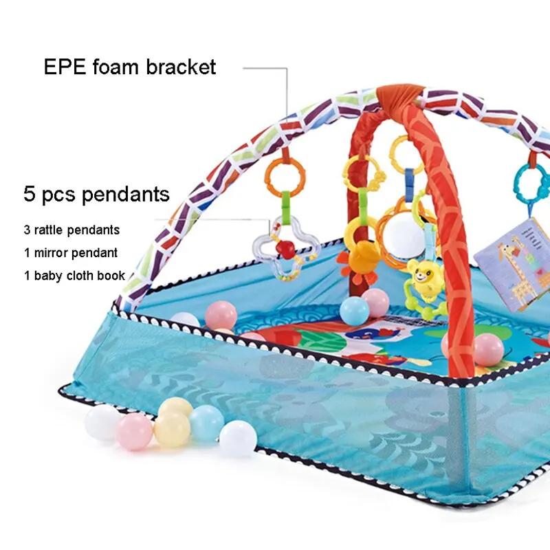 Cadre de Fitness pour Bébé, Polymère de Jeu, Clôture Multifonction, Couverture d'Activité, Jouets po