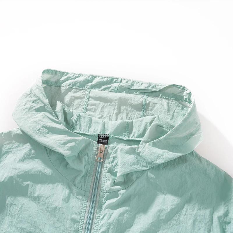 Manteaux de peau hommes grande taille 9xl 8xl poches d'été Protection solaire Uv respirant Ultra-lég