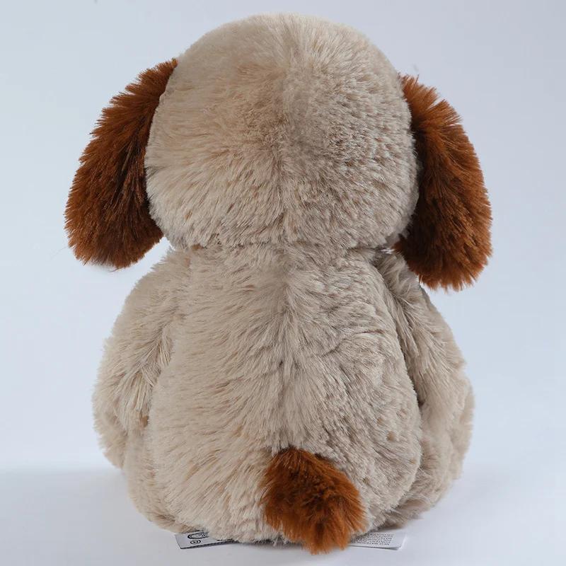 Jouets en peluche ours chien 25CM, mignon, cœur rouge imprimé amour, Animal créatif, poupée en peluc