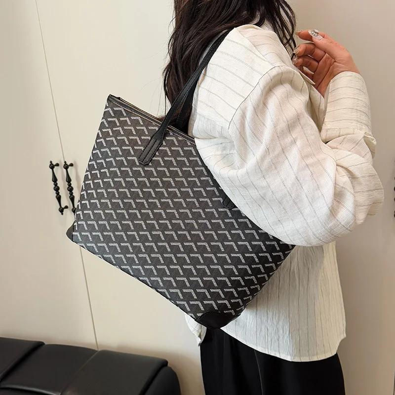 ​ ​ Sac fourre-tout surdimensionné en détresse, Vintage, poignée supérieure, bandoulière en cuir ple