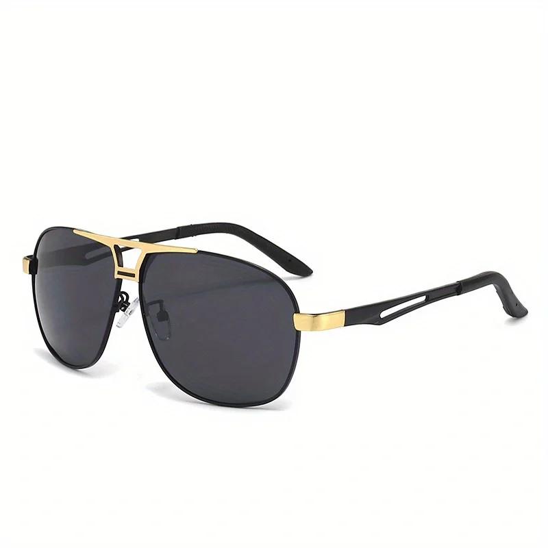 Lunettes De Soleil dégradées De mode pour hommes, grande monture, pilote, Design Anti-reflet, Lunett
