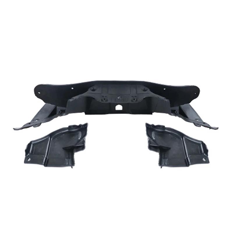 Jeu de panneaux de séparation du compartiment supérieur du moteur de voiture, plastique noir, BMW X5