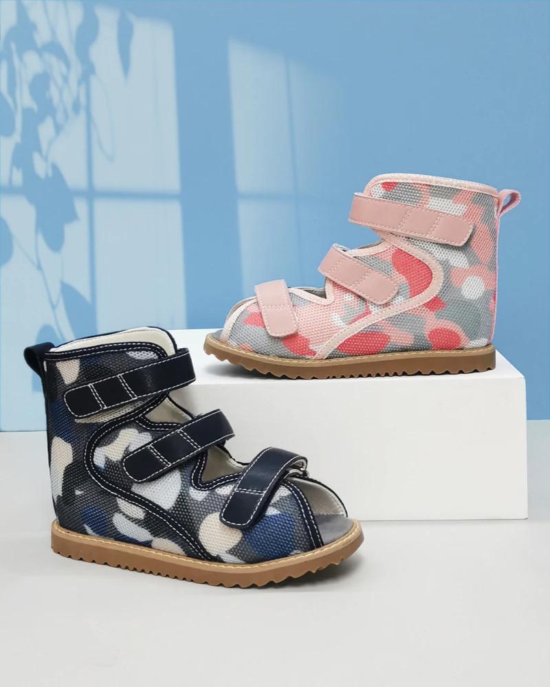 Uckland-Chaussures d'été pour filles et garçons, sandales à talons hauts renforcés, l'offre elles pl