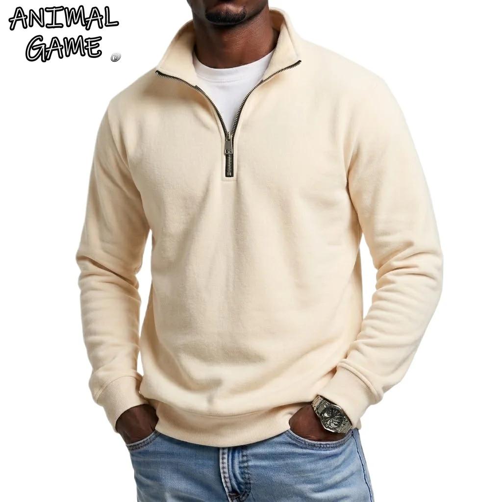 Sweat-shirt à fermeture éclair pour homme, idéal pour le sport et les activités de plein air, avec c