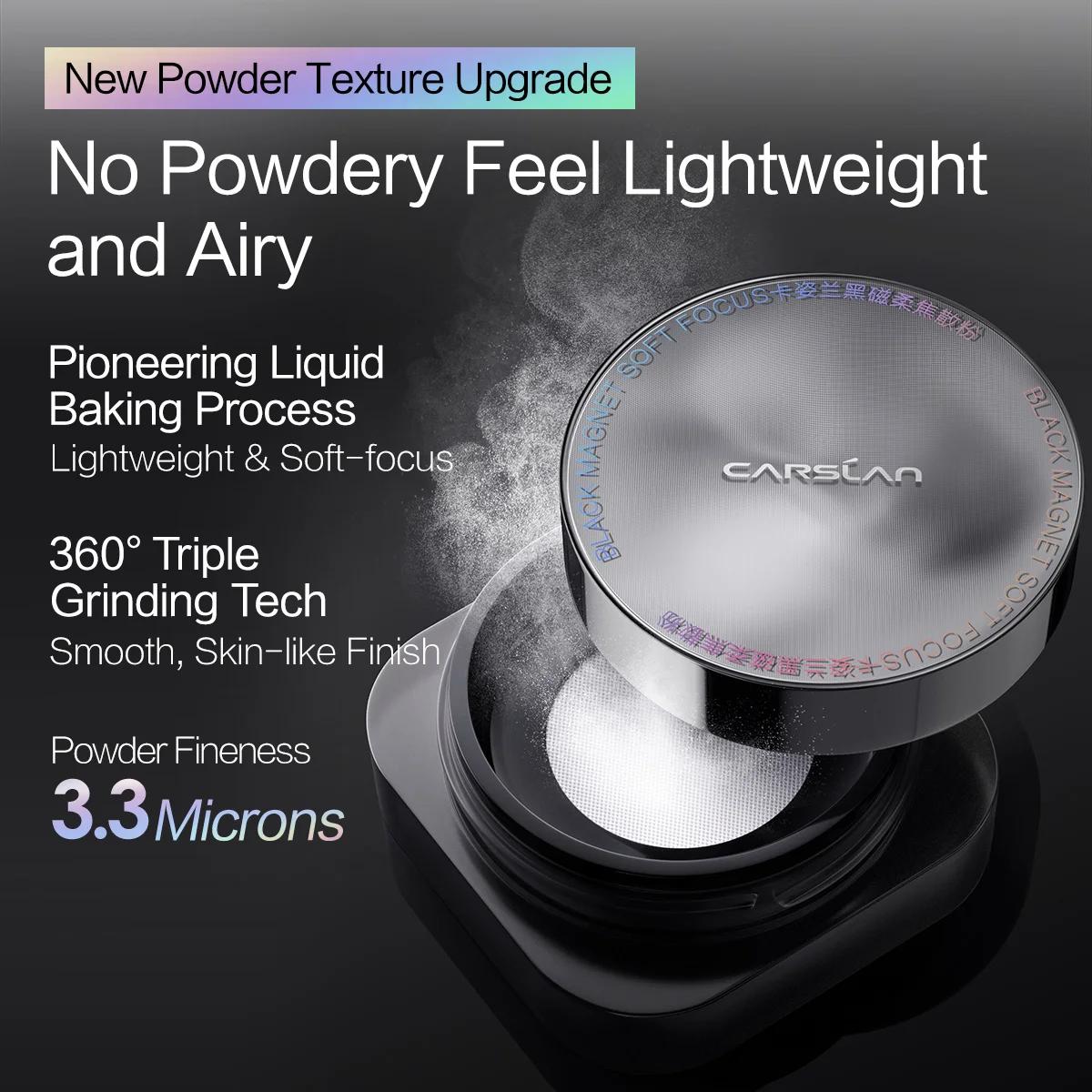 CARSLAN Voyage Limited translucide poudre de réglage libre maquillage imperméable longue durée mat c