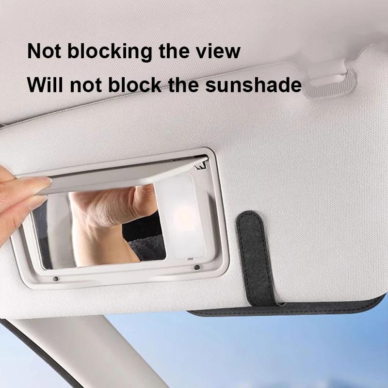 SEAMETAL – étui à lunettes de voiture en daim/écorce synthétique de qualité supérieure, support de l