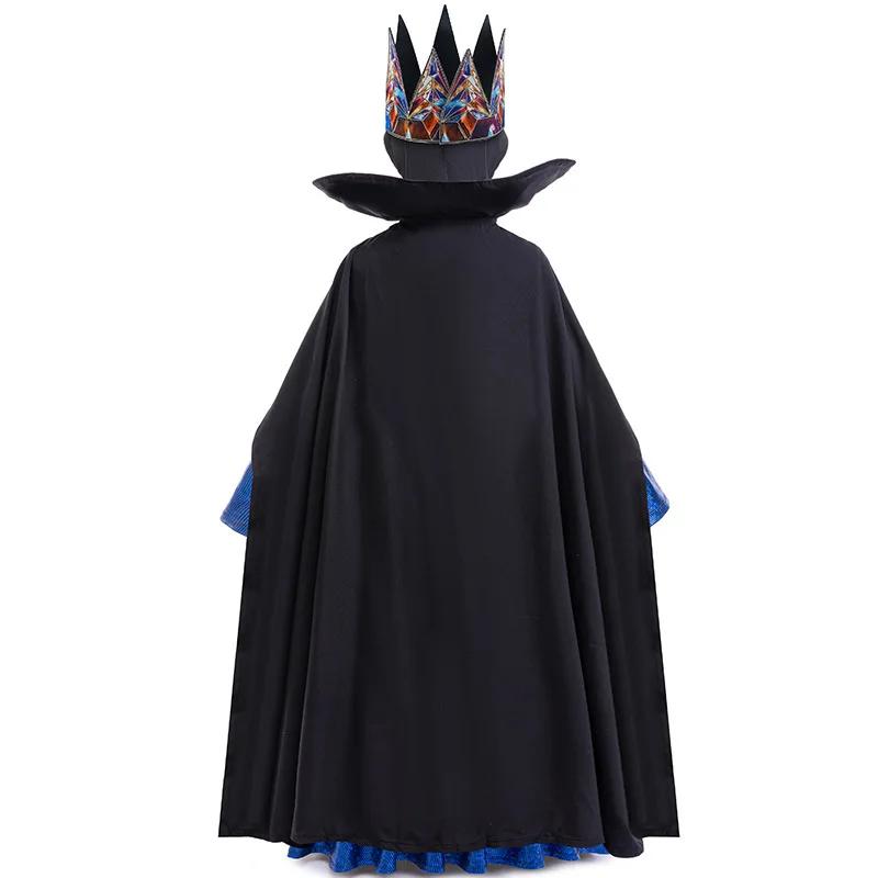 Costume de reine maléfique blanche-neige pour filles, vêtements de spectacle sur scène pour enfants,