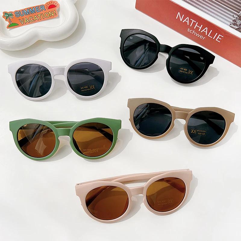 Lunettes de soleil classiques 2026 pour enfants, protection solaire extérieure, couleurs variées, pr