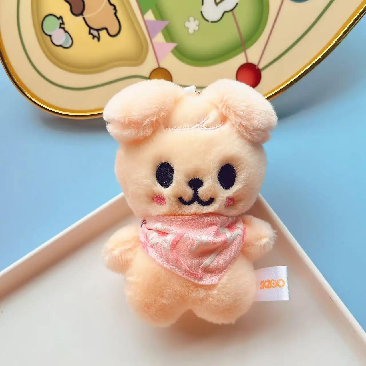 SKZOO – porte-clés en peluche pour enfants errants, écharpe d'eau, oeil de haricot Li Longfu, penden