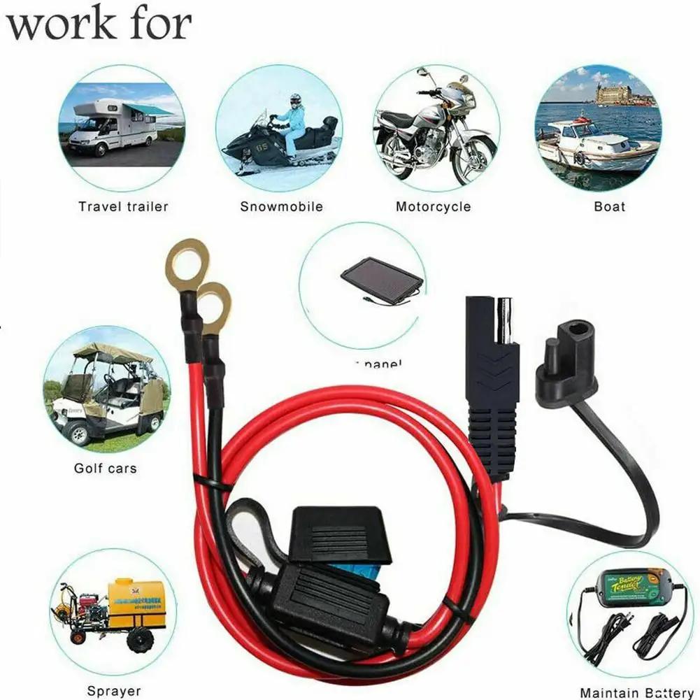 Câble de chargeur pour borne de batterie de moto, connecteur de câble d'extension rapide SAE, charge