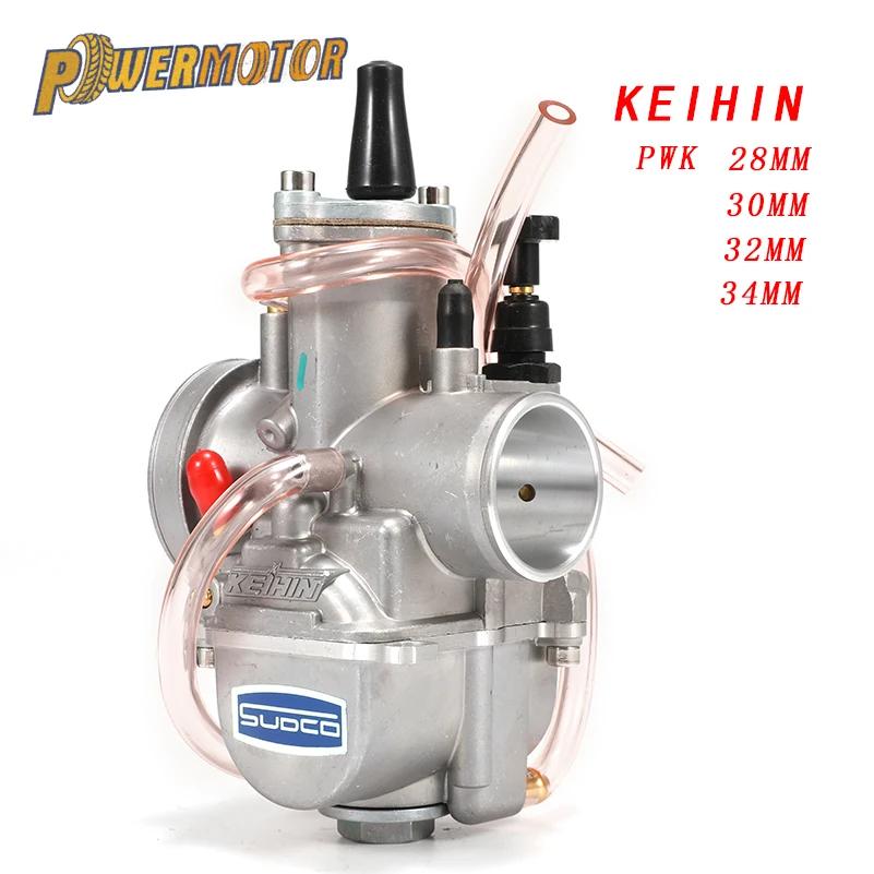 Keihin-Carburateur à rideau plat pour moto, accessoires de motocross pour scooter, 2T, 4T, RL, D343,