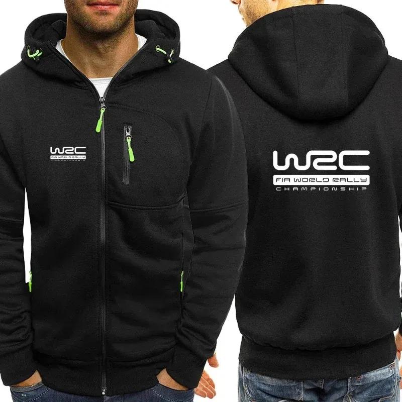 Nouveau printemps automne hommes championnat du monde des rallyes WRC Logo impression mode à capuche