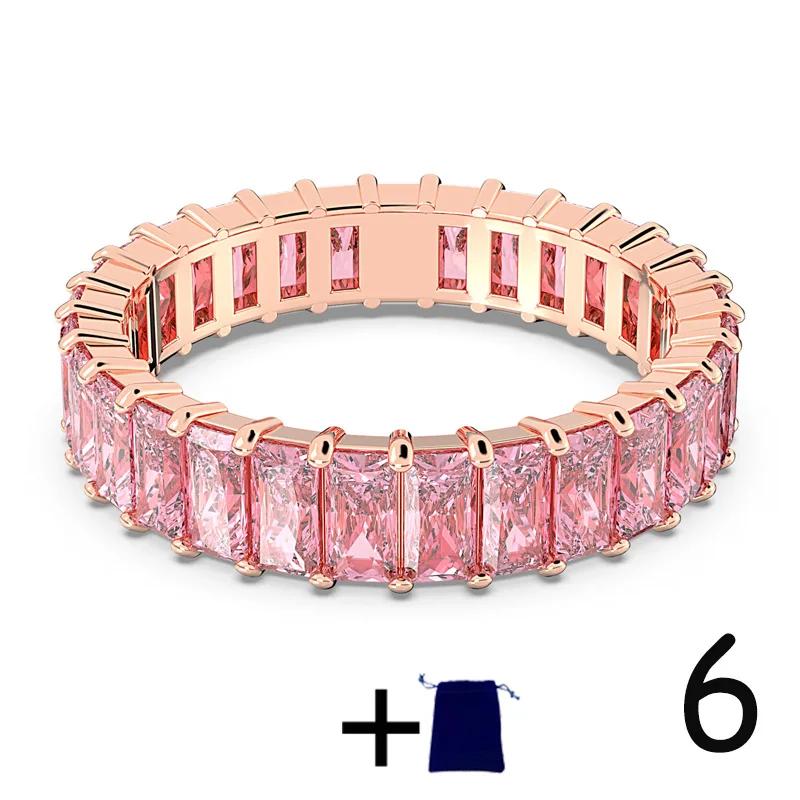 Bague de Couple en Zircon Dopamine, adaptée à la couleur arc-en-ciel, thème de bonbons, Dressing quo